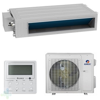 картинка Кондиционер канальный GREE-42 R410 (без инсталляции) GU125PHS/A1-K/GU125W/A1-M